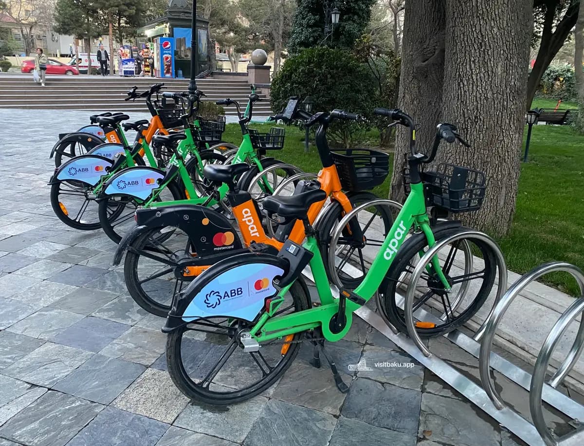 Apar velosipedləri ilə Bakıda pulsuz gəzinti